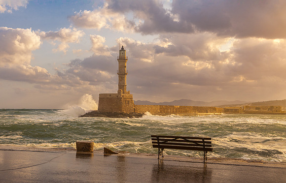 Sunrise, Chania Harbour