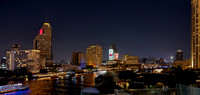 Evening River Lights