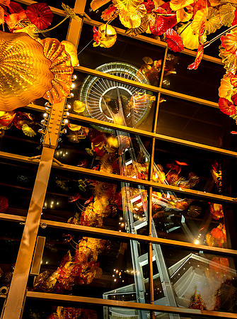 Chihuly's View of the Space Needle