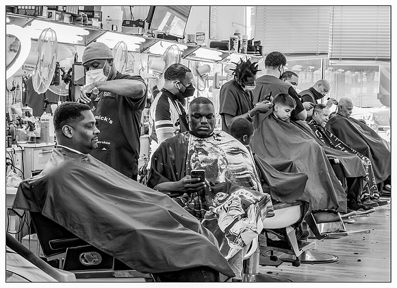 Saturday Morning at the Barbershop