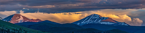 14 K Guyot & Baldy at Sunset